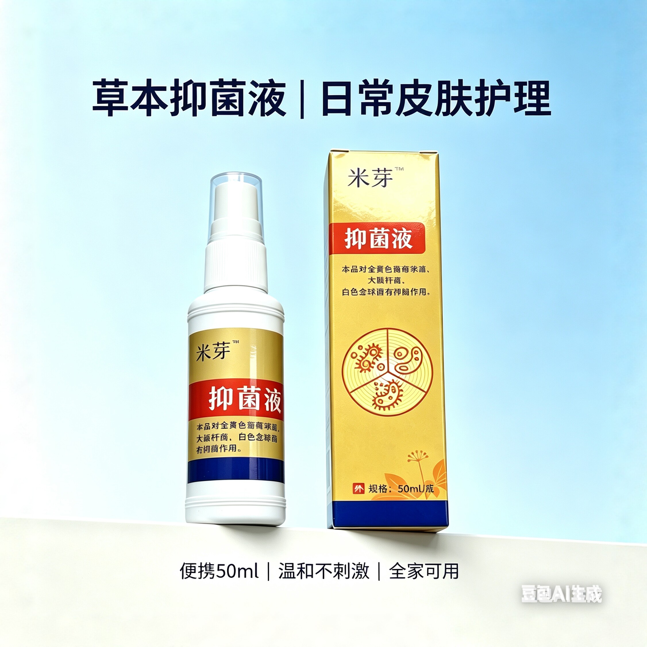 本草清洁护理液  对金黄葡萄球菌 大肠杆菌 白色念珠菌有抑菌作用