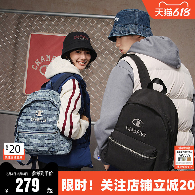Champion冠军双肩包26新款男女情侣潮流休闲户外校园书包通勤夏季