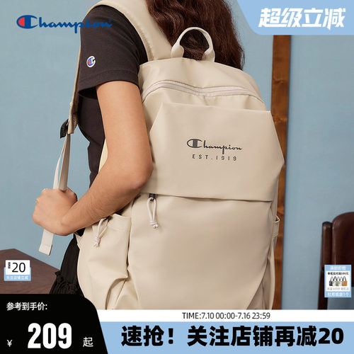 Champion冠军双肩包26新款大容量背包通勤极简电脑包男女同款夏季