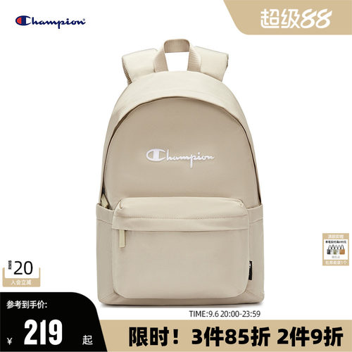 Champion冠军双肩包女时尚背包大容量书包男旅行包运动包字母秋季