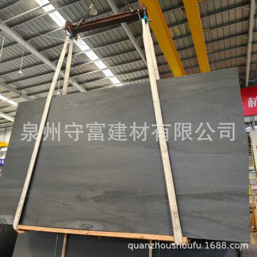 加州黑全屋石材背景墙窗台厨房台面大理石踏步板加工定制