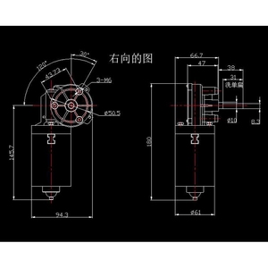 车臣仕蜗轮蜗杆减速电机向D蜗轮铜右为涡轮轴转以上塑料80