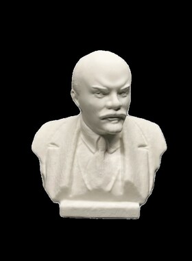 列宁石膏雕像艺术摆件 书架酒柜装饰雕塑 高级人物风格雕塑 生日