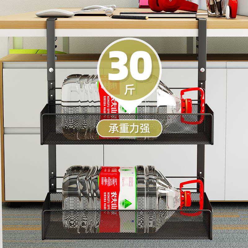 桌下理线架桌底排走器电线盒收纳整理插线路桌面插路由器线线板槽