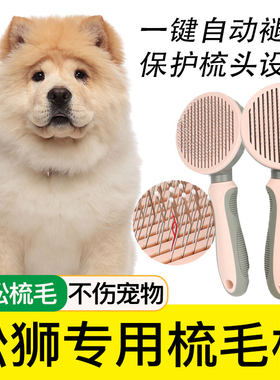 松狮专用按摩梳子宠物狗狗中大型犬狗刷子梳毛刷去浮毛用品