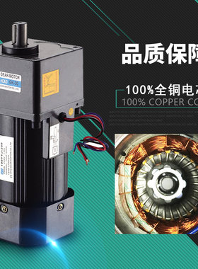 工厂DYG东洋微型交流齿轮减速电机单相三相调速380正反转220V250W