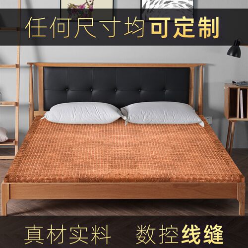 天然全山棕床垫纯手工薄款椰棕垫无胶折叠硬棕榈经济型粽垫子定制