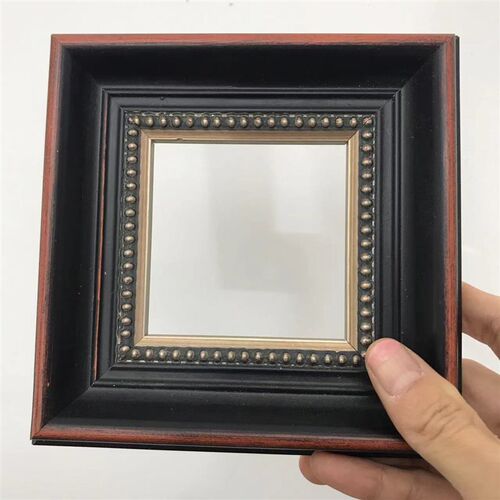 天隆雅集实木黑红色欧式油画框相框拼图挂画摆台装裱空框定制