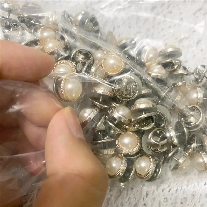 金源窗帘辅料窗帘防翘边扣子花边固定扣子图片