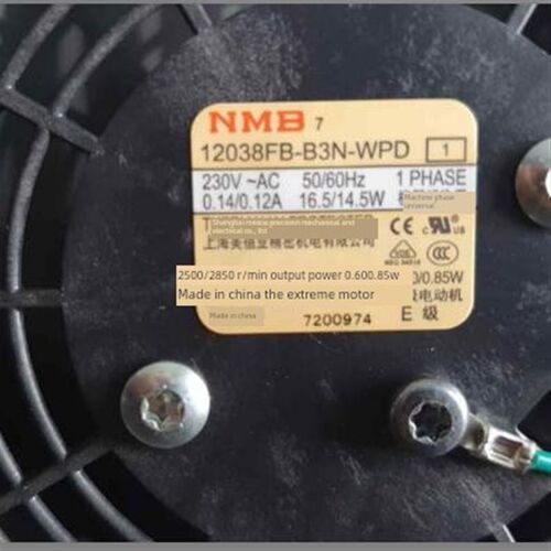 12038FB-B3N-WPD 230V16.5/14.5W 12038FBB3N-WPD12038FB-A1N-WPD