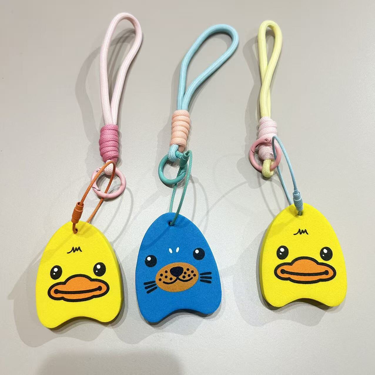 迷你浮板!可爱迷你小浮板新手游泳过渡期小道具撞色防沉漂浮板