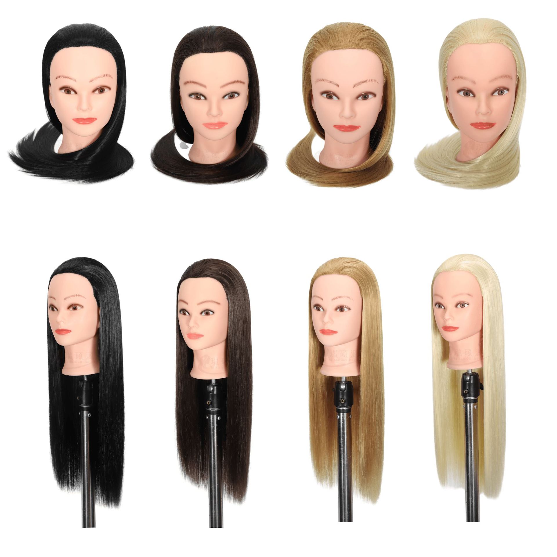假人模型头发练习理发专用头模假发头模头发造型模具女士头模美发