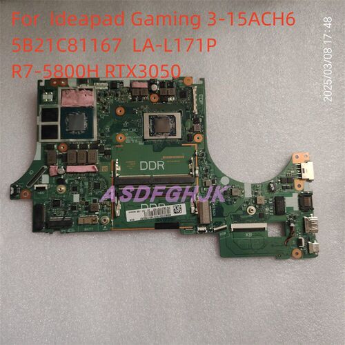 Lenovo Gaming 3-15ACH6 5B21C81167 LA-L171P R7-5800H RTX3050