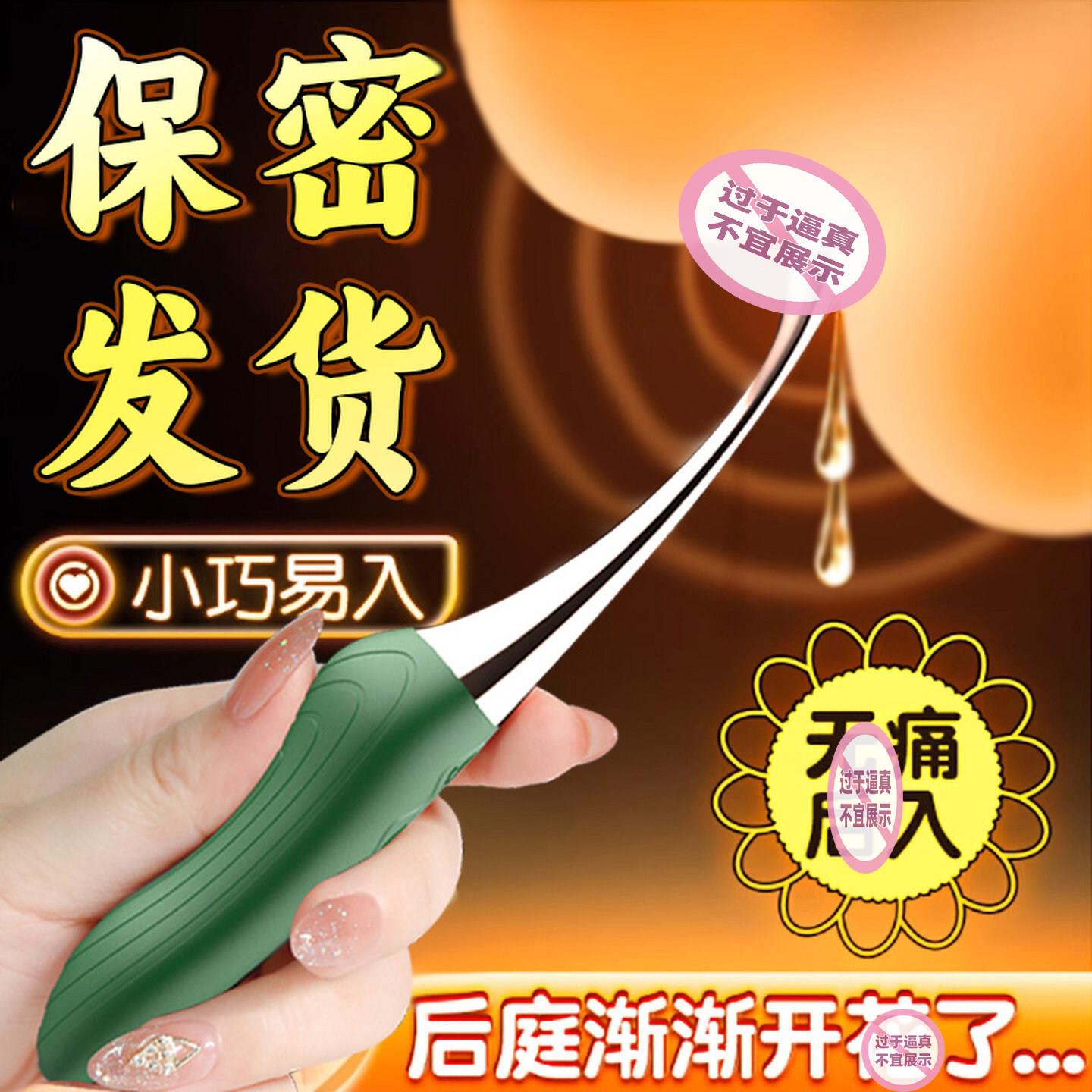 金属电动肛塞小号新手女性自慰高潮器情趣用品后庭开发男同志gay