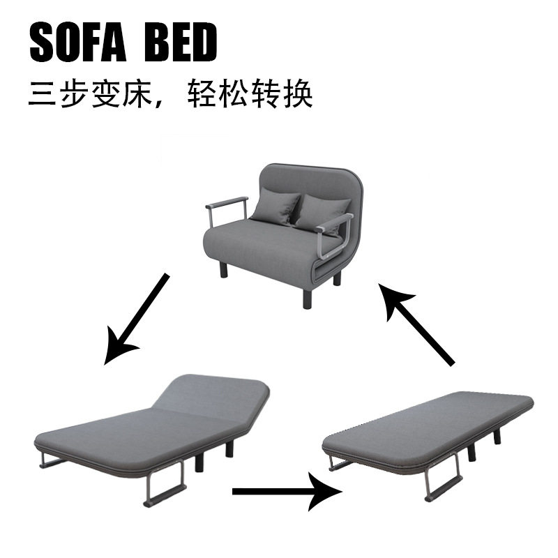 单人懒人沙发躺椅办公电脑椅子家用可折叠多功能经济型午休沙发床