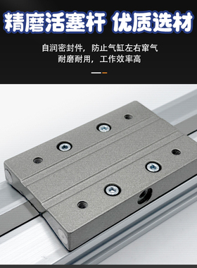 机械无杆气缸MY3B MY3A16G-100AZ-200-300-400-500-1000L7-HZ-M9B