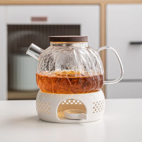 玻璃煮茶壶泡茶家用煮茶炉单壶电陶炉提梁烧水壶烛台保温围炉煮茶
