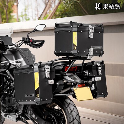 适用隆鑫无极DS625X三箱铝合金大师兄摩托车边箱改装边Z箱架尾箱