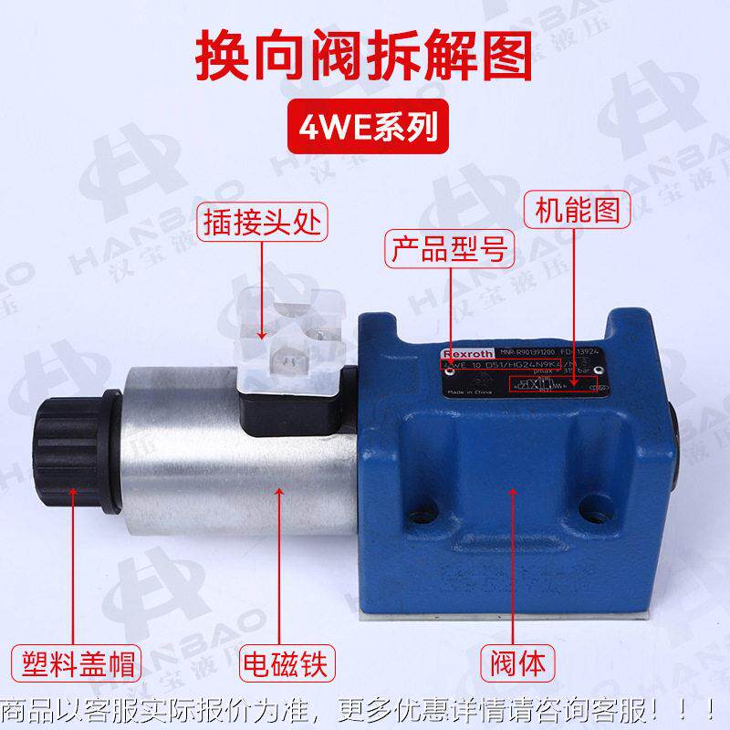 厂家供应控4WE10头 电磁换向阀QSE4E/4WEHW系列气阀制电磁阀液压
