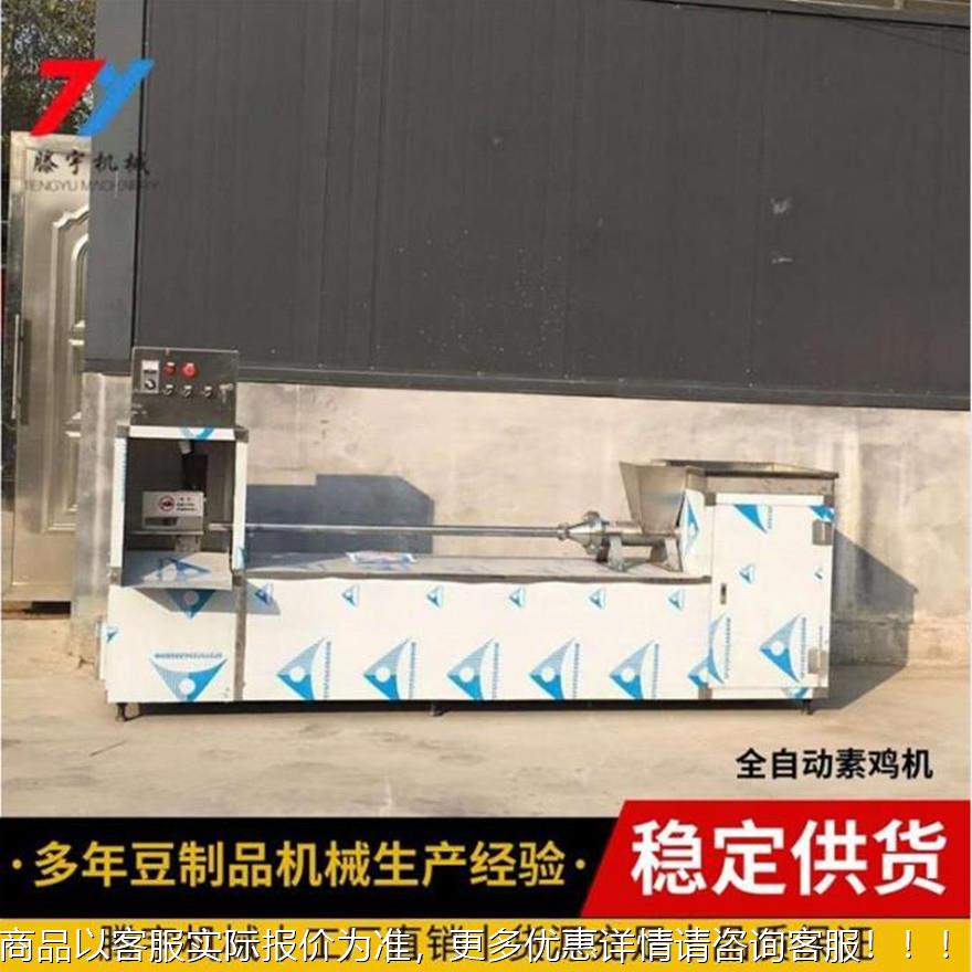 QES源头厂全套豆 制加工设备生工产线全自动品素鸡机器豆腐卷机