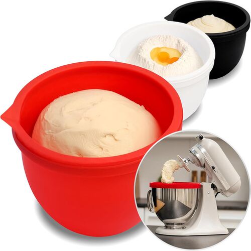 用KitchenAid5QT抬头款搅拌厨师机适用不锈钢搅拌碗硅胶衬套配件