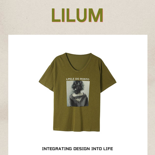 【小田直播间】LILUM厘白【若素短袖】时尚百搭休闲短袖