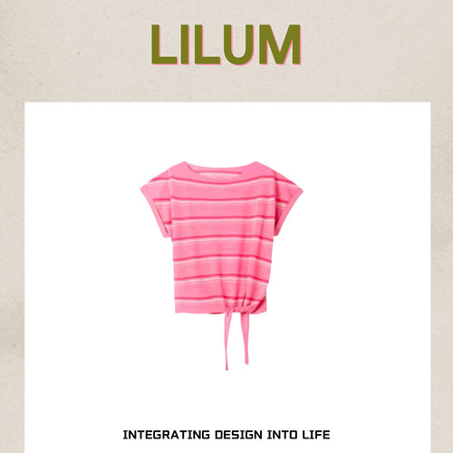 【小田直播间】LILUM厘白【向南短袖】时尚百搭休闲短袖