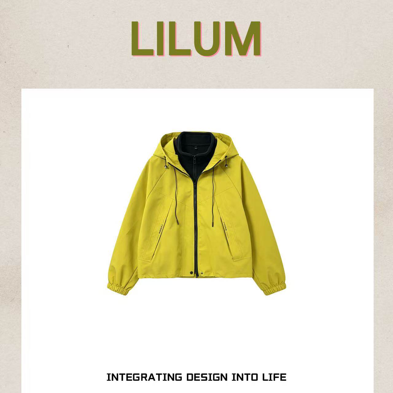 【小田直播间】LILUM厘白【雨雾临风】时尚百搭休闲外套