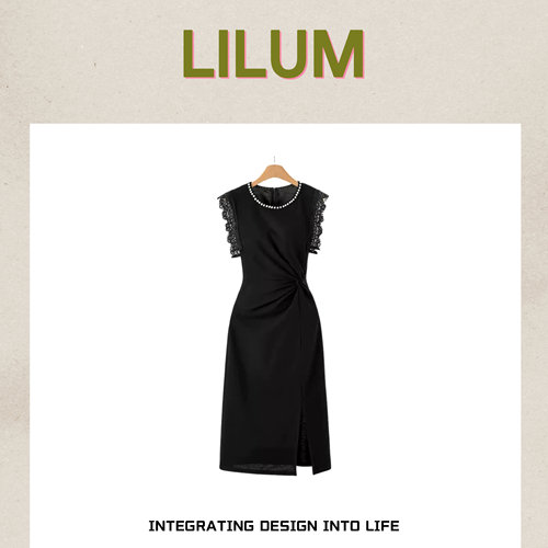 【甜甜专享】LILUM厘白【初识连衣裙】时尚百搭休闲连衣裙