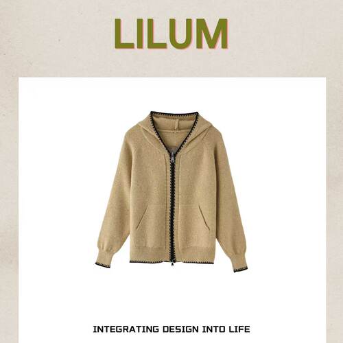 【小田直播间】LILUM厘白【丹玉毛衣】时尚百搭休闲毛衣