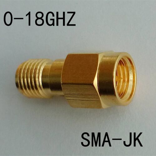 转接头SMA-JK射频连接器18G高频测试用SMA公头转母头射频转接器