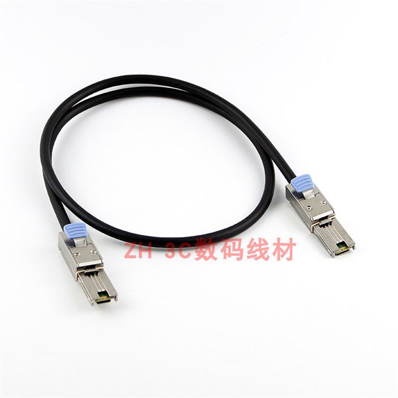 现货MINI SAS线SFF8088-8088服务器外置阵列柜26P-26P线1 2 3米