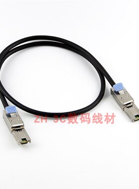 现货MINI SAS线SFF8088-8088服务器外置阵列柜26P-26P线1 2 3米