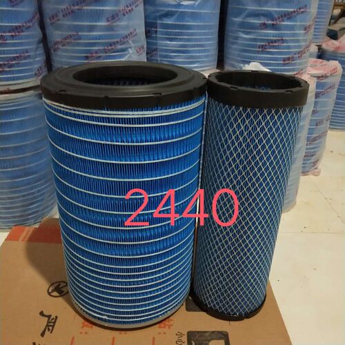 K2440空气滤芯适配潍柴临工955龙工855装载机50铲车电喷徐工空滤