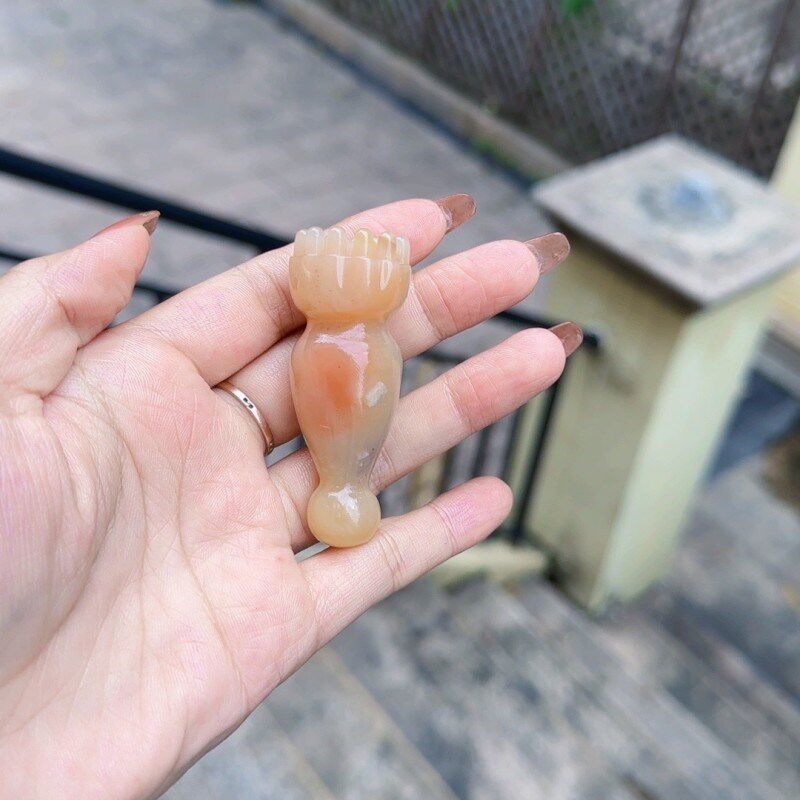 福州三宝寿山石眼部莲蓬冰凉感按摩眼部脸部穴位棒拨筋点穴拨经棒