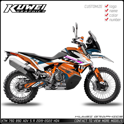 适用于19-22KTM790890贴画贴纸加厚贴花车版画个性全ADV