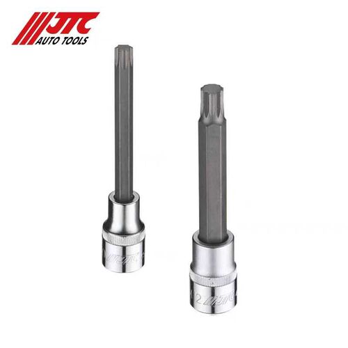 JTC汽修专用工具 120加长凸头旋具套筒特长批头 JTC45530120