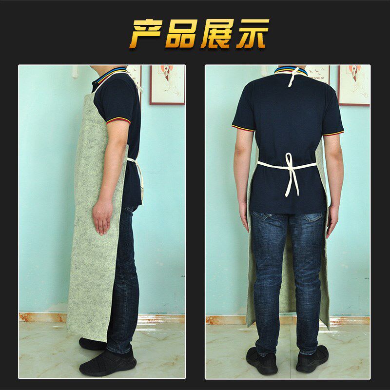 卡司顿防烫围裙500度芳纶隔热耐高温防火工业耐磨加厚加长防护服