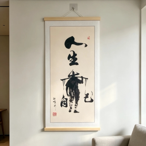 【下单立减50】新中式励志字画挂画书房客厅办公室装饰画_ZS