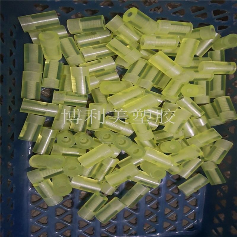 聚氨酯空心棒橡胶管优力胶板缓冲垫片减震块pu沉孔防撞轴套圈34个