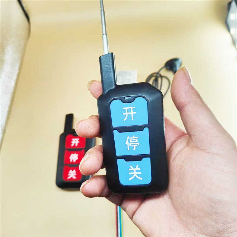 防复制滚动码道闸遥控器开关电动伸缩门无线接收器远距离三路模块
