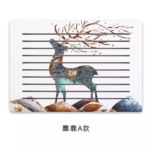 电箱装饰遮挡网线盒电表盒多媒体配电箱简约新中式弱电表箱装饰画