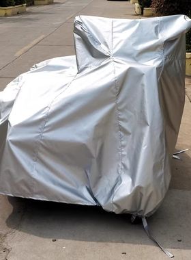 银钢船型边三YG150B-23侧边三轮踏板摩托车衣车罩防Y雨防晒全罩套