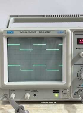 全新MW麦威 MOS-620CF 模拟示波器带宽20NM双踪双通道带6位频率计
