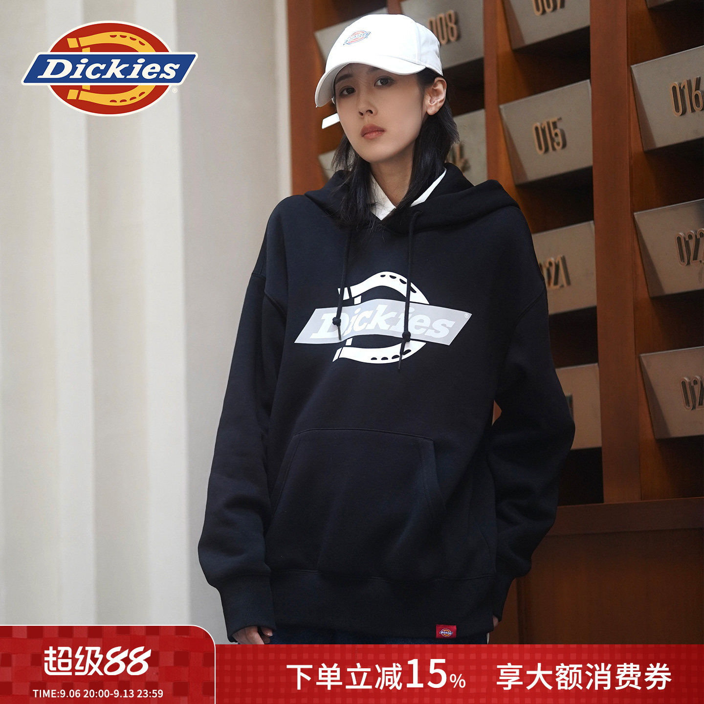 Dickies连帽卫衣男女情侣