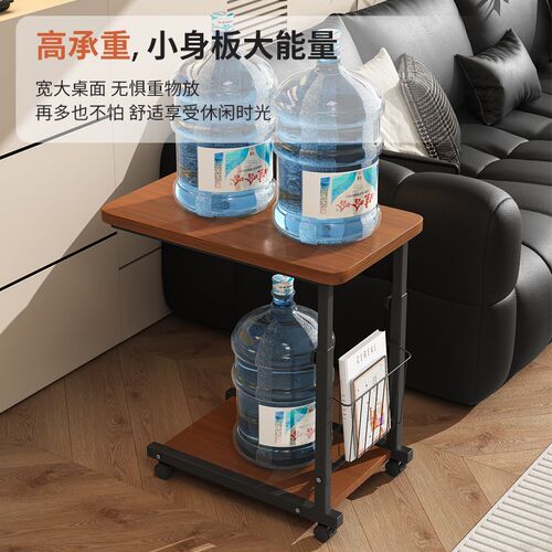 中古风小推车置物k架可移动客厅复古茶几卧室餐边餐车意式收纳架