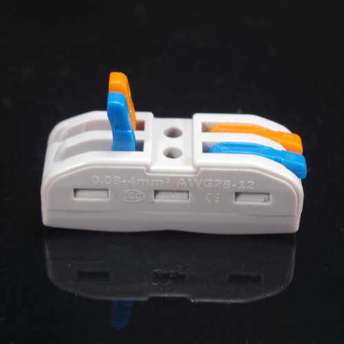 海威KV-212接线端子PCTu-222按压式电线对接连接器2位灯具快速接