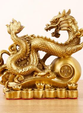 2026马d年吉祥摆件龙腾马跃龙马精神家居店铺装饰摆件客厅玄关前