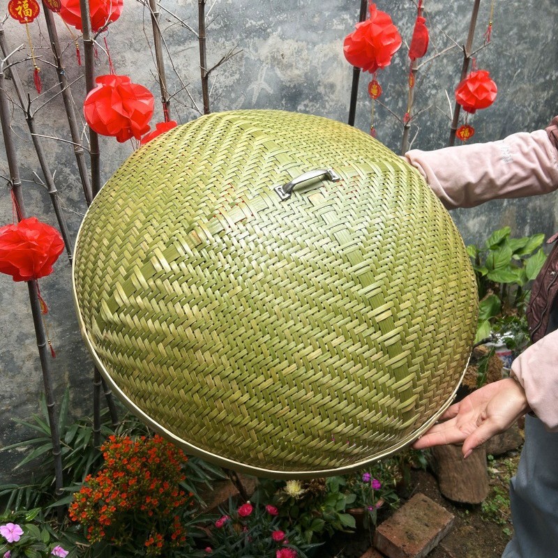 手工菜罩子竹编防苍蝇灰尘饭菜盖