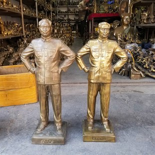 家居周恩来铜像摆件伟人无产阶级革命家半身全身像U礼品周总理雕